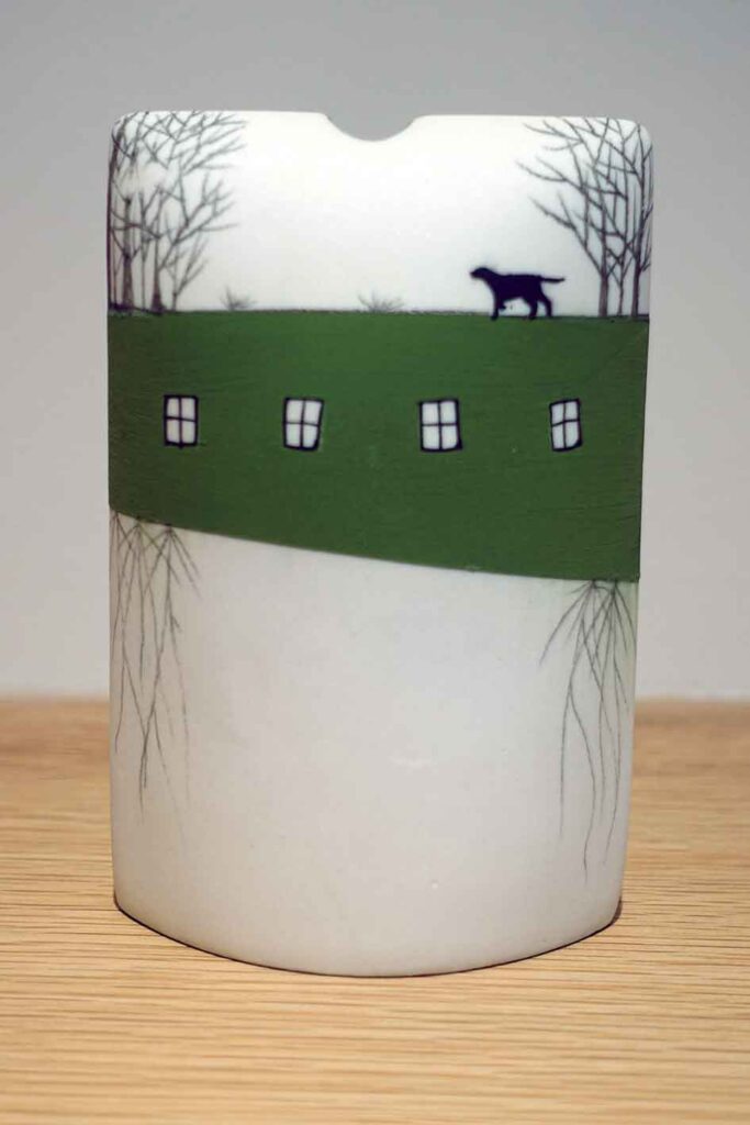 Picture of Vase representing House-Tree-Person objects by Jaeeun Ceramics